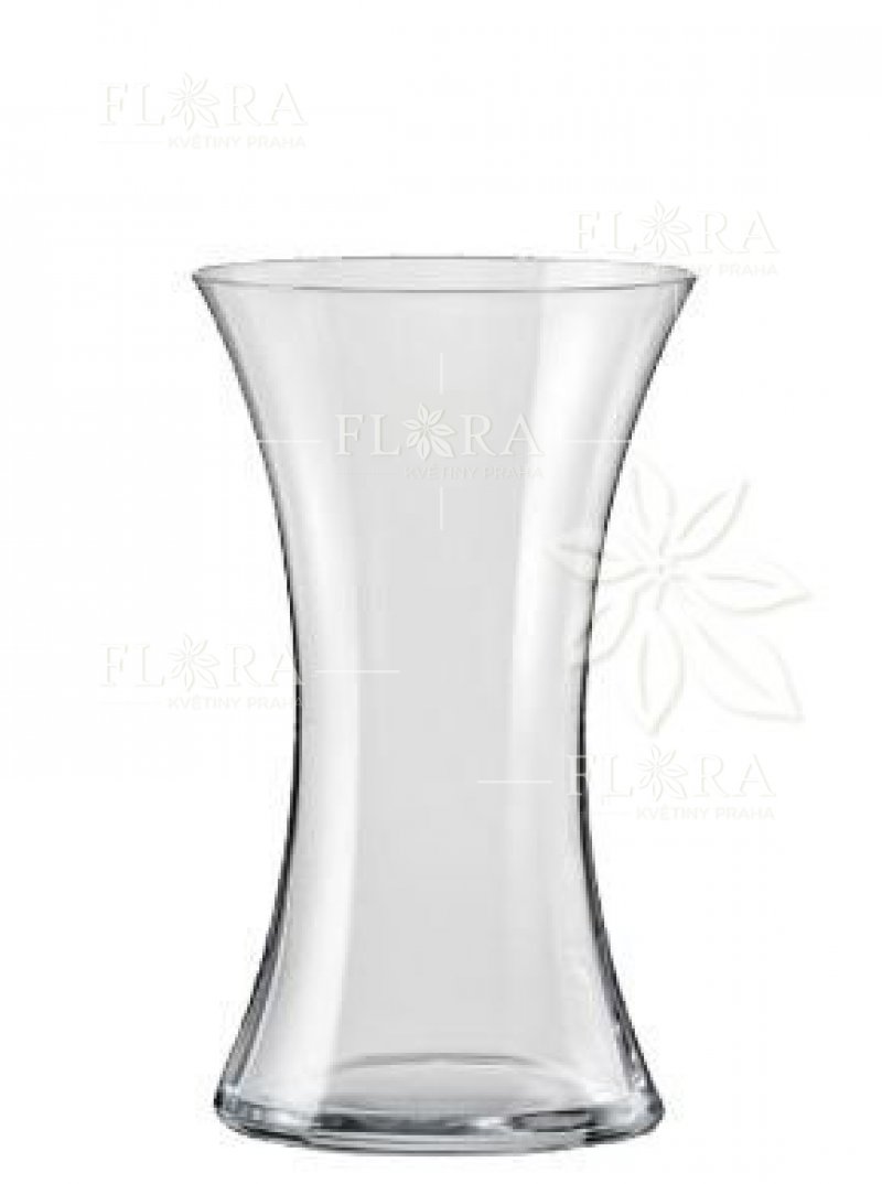 sklenená váza 25 cm
