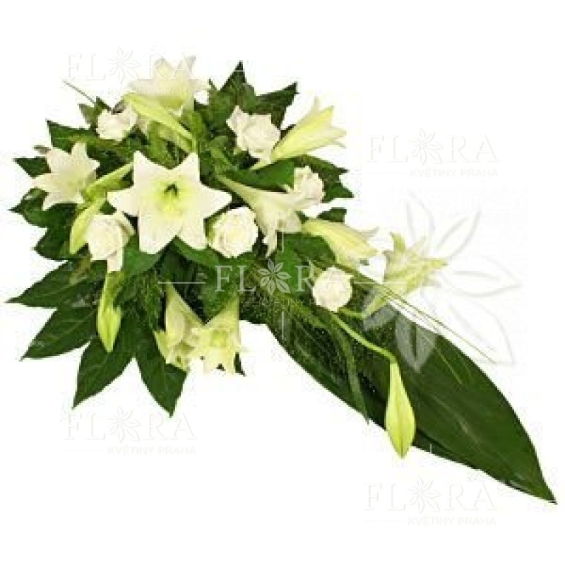 Funeral bouquet - white